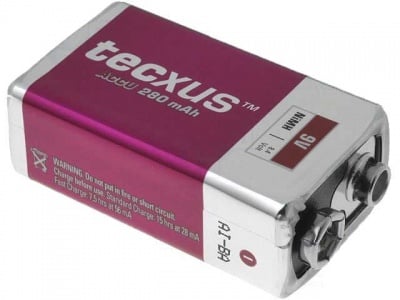 Акумулаторна батерия 9V/280MAH TECXUS