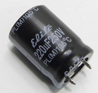 Кондензатор 220MF/250V 105C
