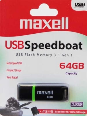 FLASH 64GB USB 3.1 SPEEDBOAT MAXELL