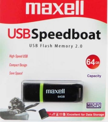 FLASH 64GB SPEEDBOAT MAXELL