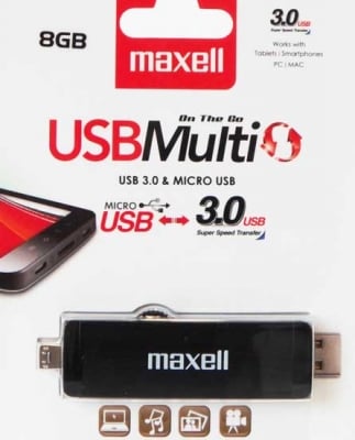 FLASH 8GB MAXELL MICRO 3.0