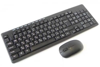 Клавиатура за компютър безжична 02 с мишка
