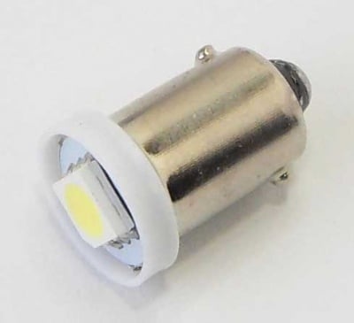 Лампа 12V LED BA9S W0111 бяла