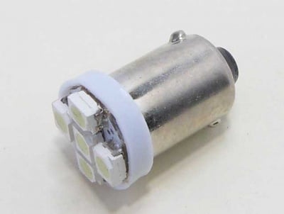 Лампа 12V LED BA9S W0510 бяла
