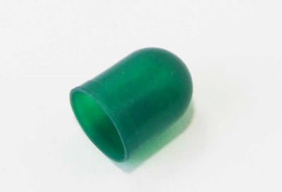 Качулка зелена за лампа 10mm