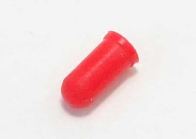 Качулка червена за лампа 3mm