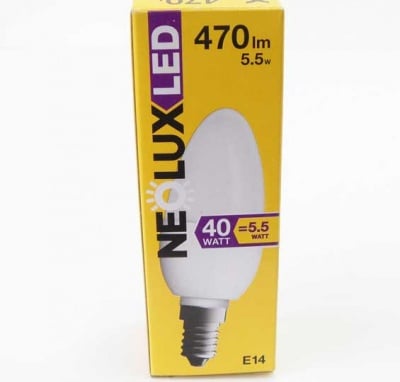 Светодиодна лампа 220V/W53W E14