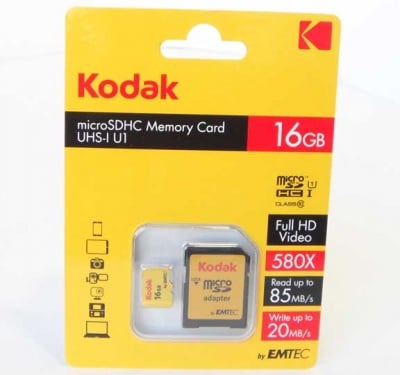 MEMORY MSD CARD 16GB KODAK CLASS 10