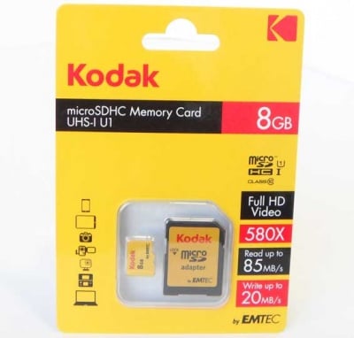 MEMORY MSD CARD 8GB KODAK CLASS 10