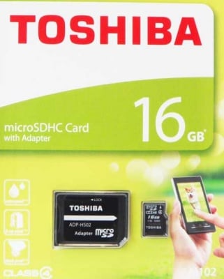 MEMORY MSD CARD 16GB TOSHIBA