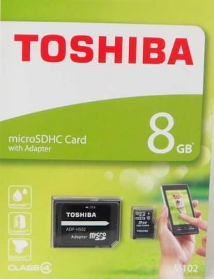 MEMORY MSD CARD 8GB TOSHIBA