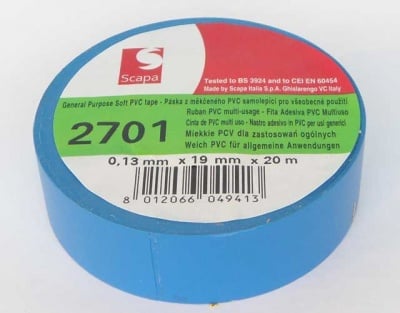 Изолационна PVC лента SCAPA 19x20 BLUE