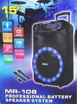 Тонколона MR-108 MP3 FLAC USB FM BLUETOOTH