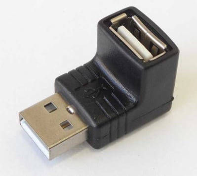 Букса USB AM/AF 90-01