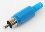 Чинч букса F837BL RCA PLUG