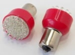 Лампа 12V LED BA15S19 R191 червена