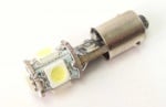 Лампа 12V LED BA9S W0512 бяла
