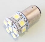 Лампа 12V LED BAY15D W1311 бяла