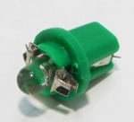 Лампа 12V LED B8.5D G012 зелена