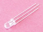 Светодиод 5mm RG 3p червен/зелен прозрачен