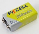 Акумулаторна батерия 9V/250mAh PKCELL