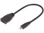 Букса HDMI/F-HDMI/M micro преход с кабел