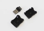 Букса USB micro B за монтаж на кабел без маншон