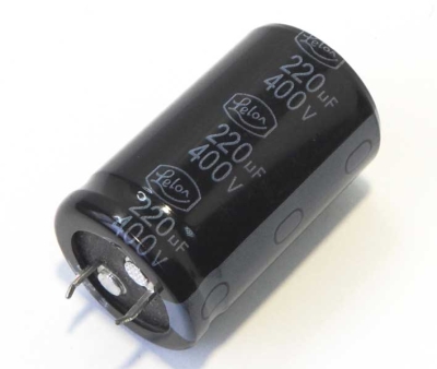 Кондензатор 220MF/400V LS