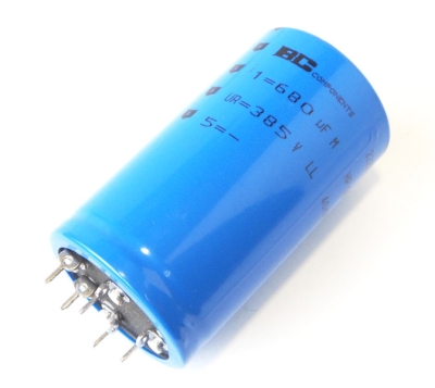 Кондензатор 680/385V SNAP IN