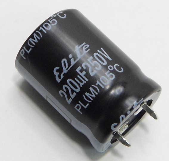 Кондензатор 220MF/250V 105C | Tpetrov.com