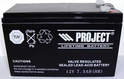 Акумулаторна батерия 12V/7.5AH PROJECT