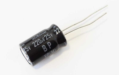 Кондензатор биполярен 220MF/25V AUDIO