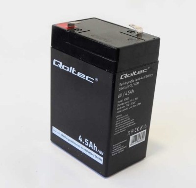 Акумулаторна батерия 6V/4.5AH QOLTEC
