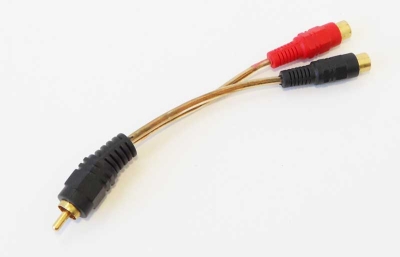 Кабел K-461-03/0.15м RCA/M - 2 RCA/F
