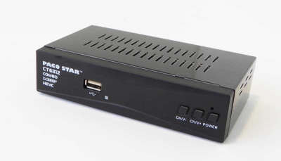 Комбиниран цифров ефирен DVB-T и цифров кабелен DVB-C приемник CT6312