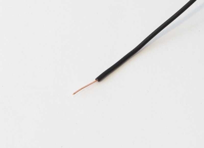 Кабел монтажен 0.22mm черен едножичен