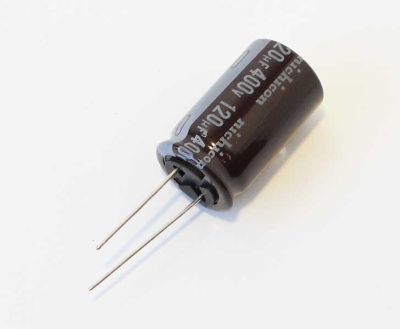 Кондензатор 120MF/400V 105C