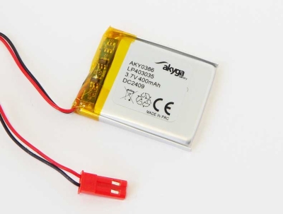 Акумулаторна батерия 403035 3.7V/400mAh AKYGA