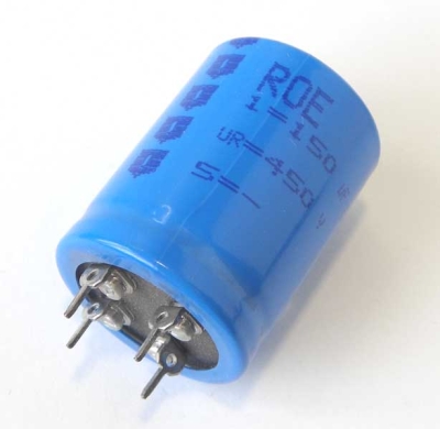 Кондензатор 150MF/450V ROE