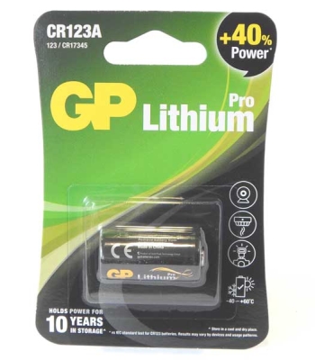 Батерия CR123A GP 3V