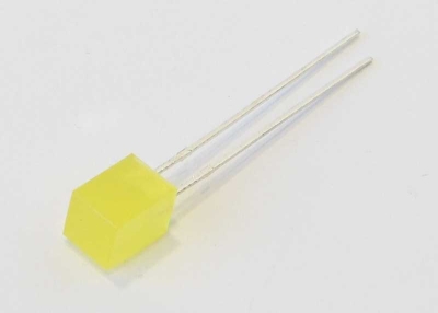 Светодиод 5x5mm жълт 15mcd