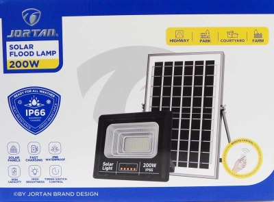 Акумулаторен прожектор JT91001-YY200W SOLAR