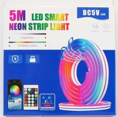 Светодиодна лайсна SMART RGB 5M BT USB