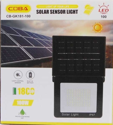 Акумулаторен прожектор CB-GK181-100 SOLAR