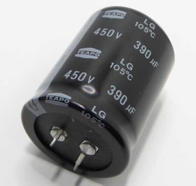 Кондензатор 390MF/450V