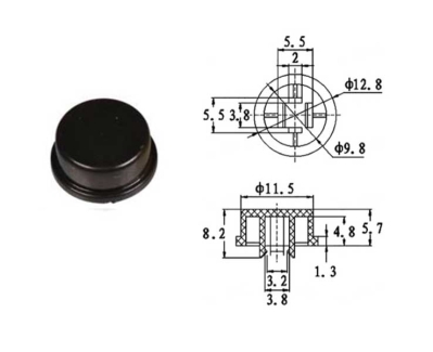 Копче IZOSTAT черно