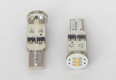 Лампа 12V LED T5 W0330 бяла