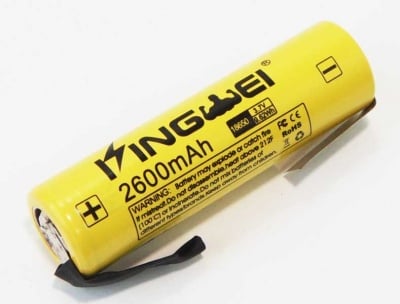Акумулаторна батерия 3.7V 18650/2600mAh PL-07 с пластини