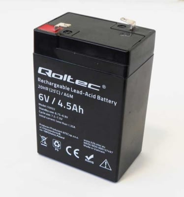 Акумулаторна батерия 6V/4.5AH QOLTEC