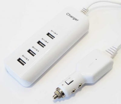 Адаптер за запалка 12V/24V-5V/4.0A